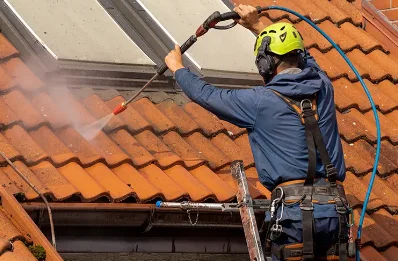 Démoussage et hydrofuge de toiture à Froidfond